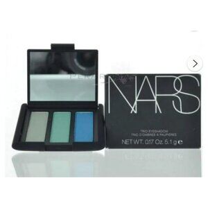 Nars Trio Eye Shadow Compact Cap Ferrat - Silvery White Seafoam Green Sky Blue